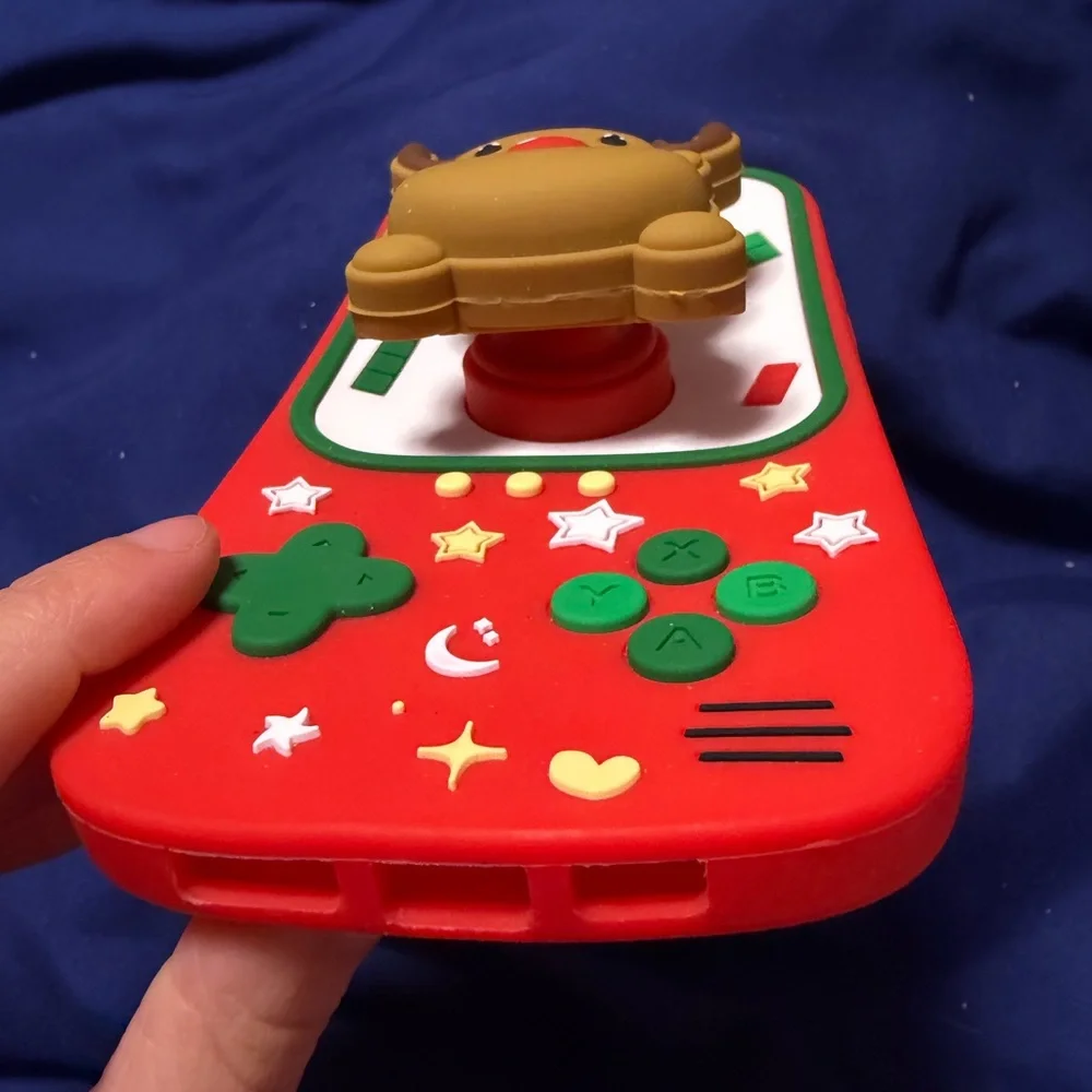 iPhone 15 Pro Max Reindeer Kickstand Case